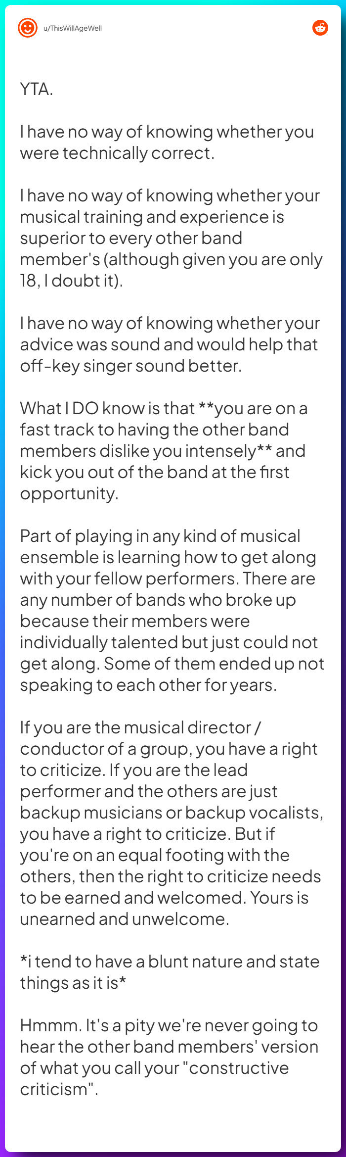 Comment from u/ThisWillAgeWell