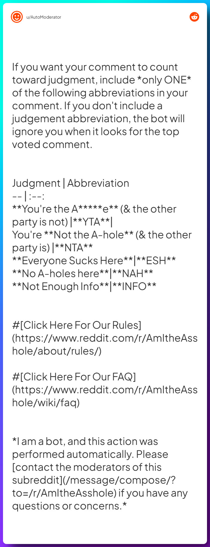 Comment from u/AutoModerator