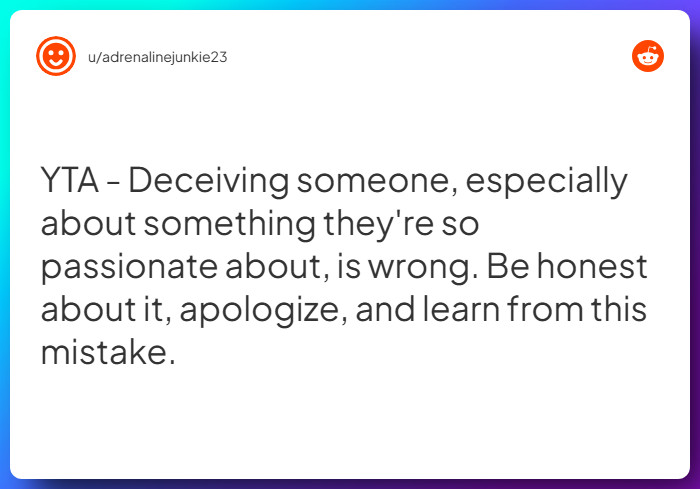 Comment from u/adrenalinejunkie23