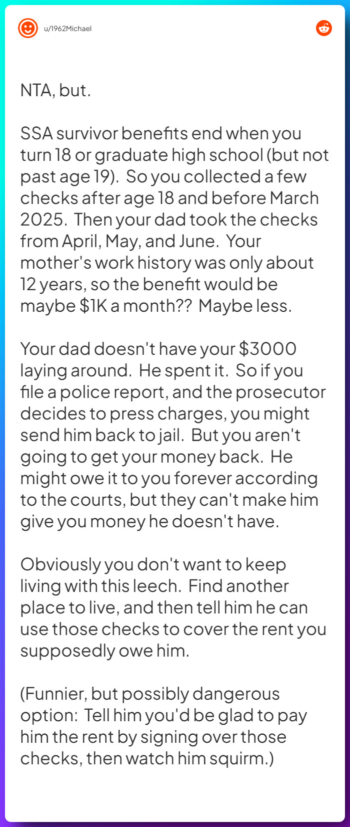 Comment from u/1962Michael