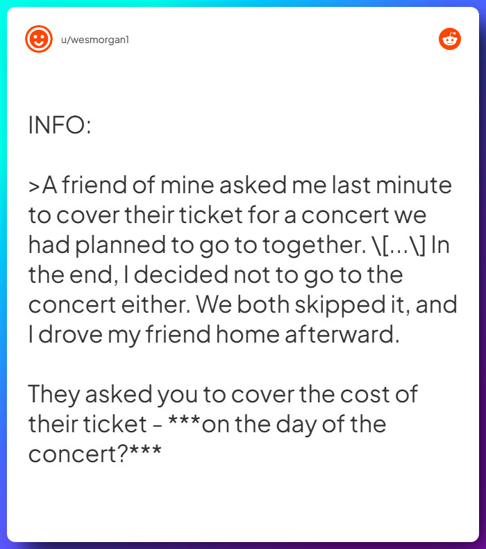 Comment from u/wesmorgan1