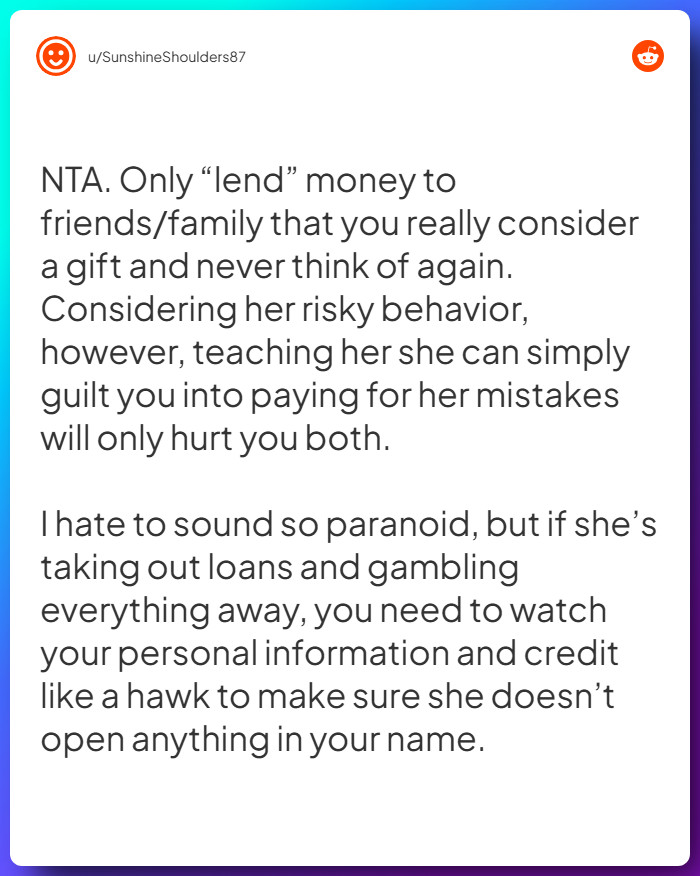 Comment from u/SunshineShoulders87