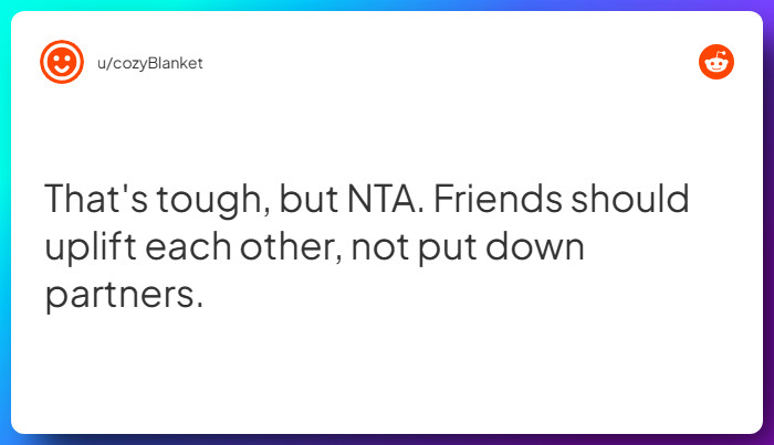 Comment from u/cozyBlanket