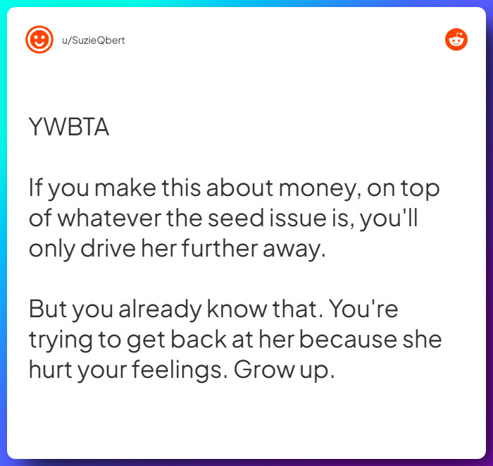 Comment from u/SuzieQbert