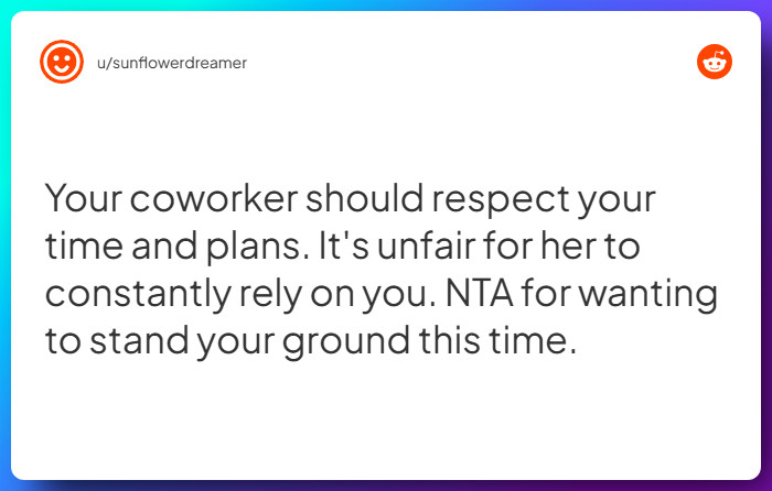 Comment from u/sunflowerdreamer