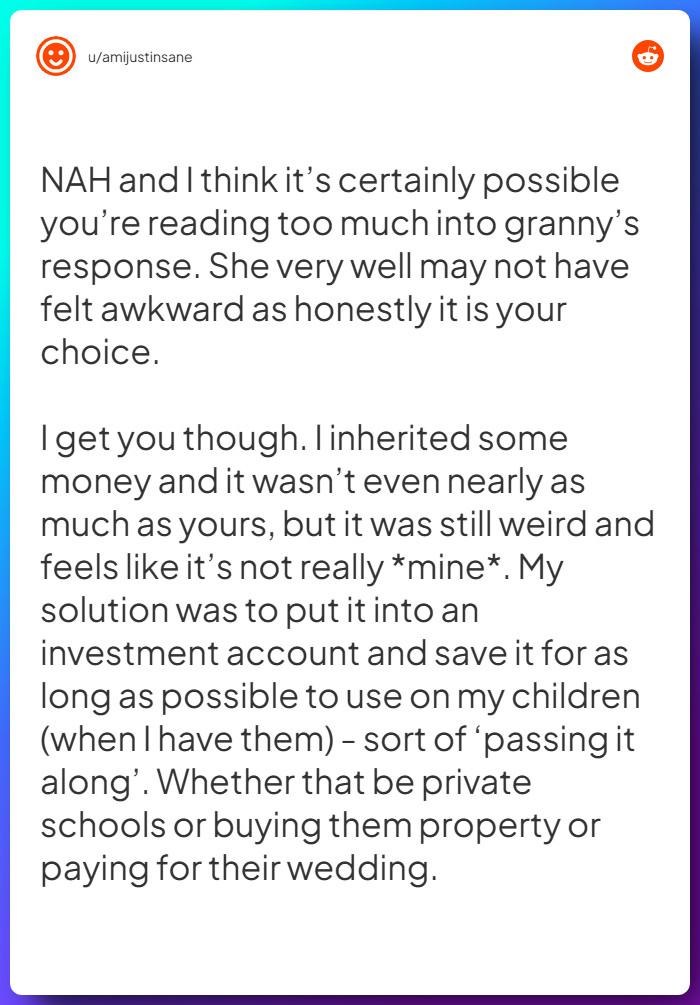 Comment from u/amijustinsane
