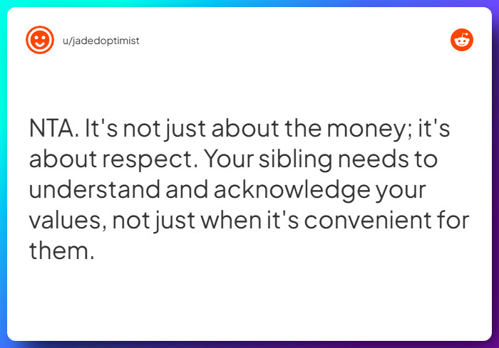 Comment from u/jadedoptimist