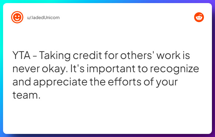 Comment from u/JadedUnicorn