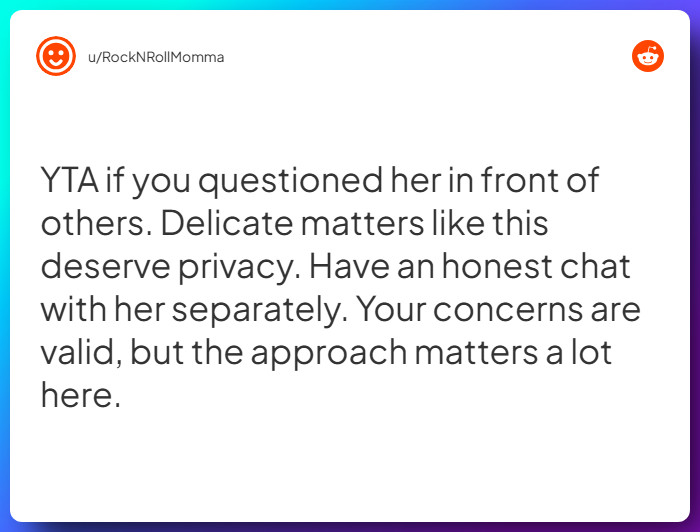 Comment from u/RockNRollMomma