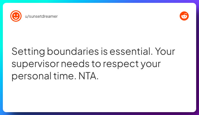 Comment from u/sunsetdreamer