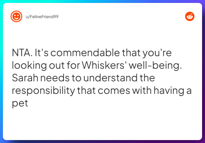 Comment from u/FelineFriend99