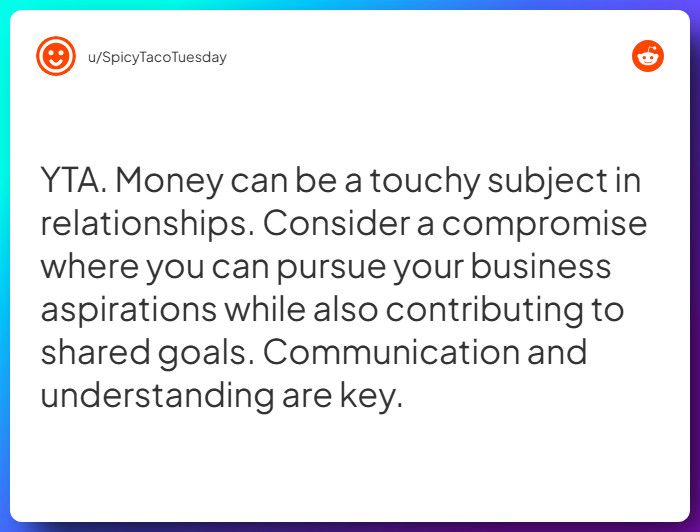 Comment from u/SpicyTacoTuesday