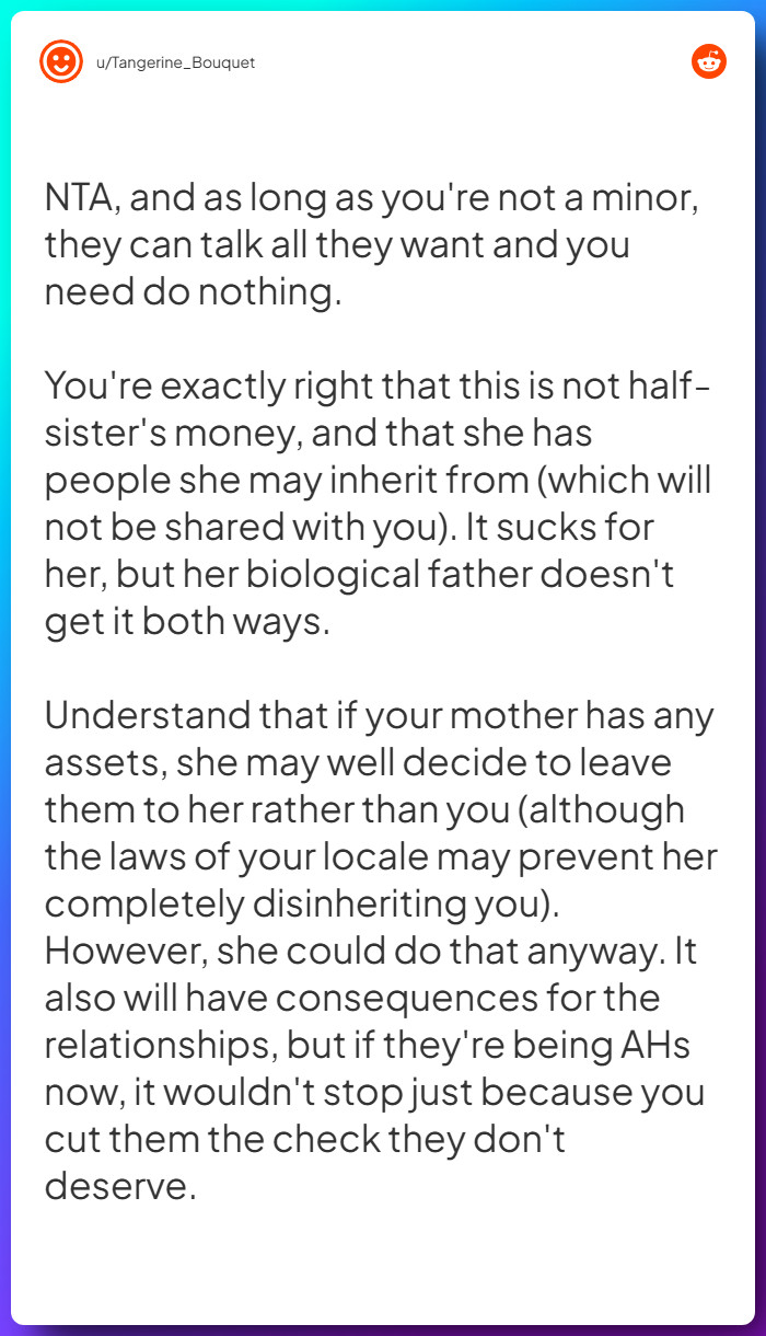 Comment from u/Tangerine_Bouquet