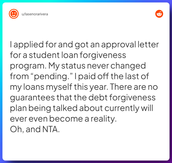 Comment from u/lasenorarivera