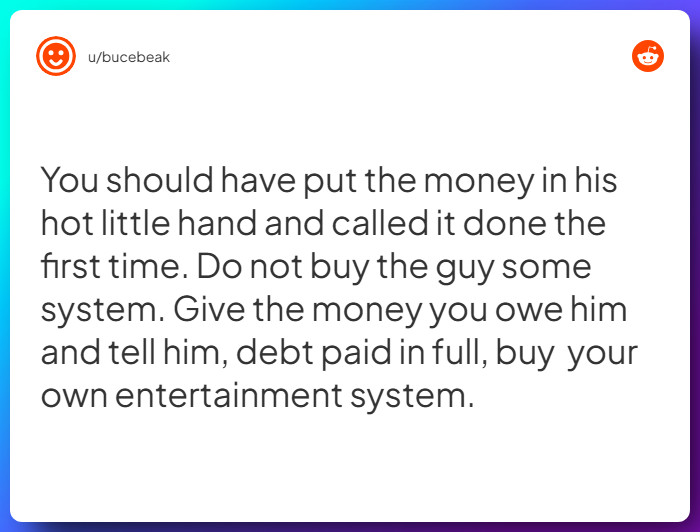 Comment from u/bucebeak