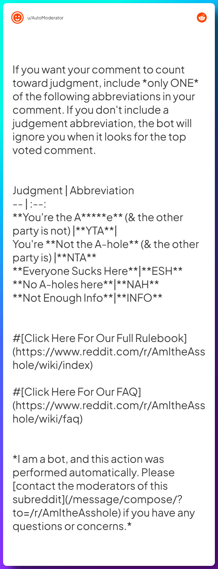 Comment from u/AutoModerator