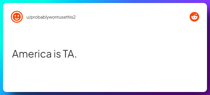 Comment from u/probablywontusethis2