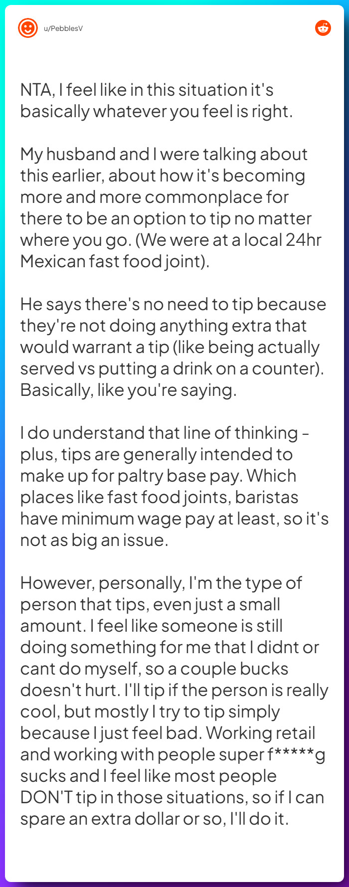 Comment from u/PebblesV