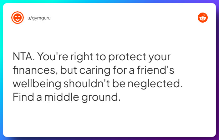 Comment from u/gymguru