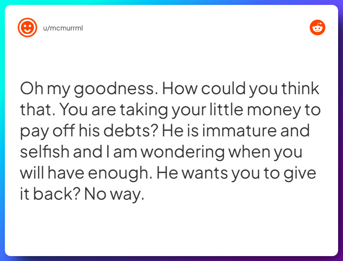 Comment from u/mcmurrml