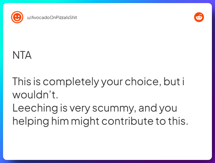 Comment from u/AvocadoOnPizzaIsShit