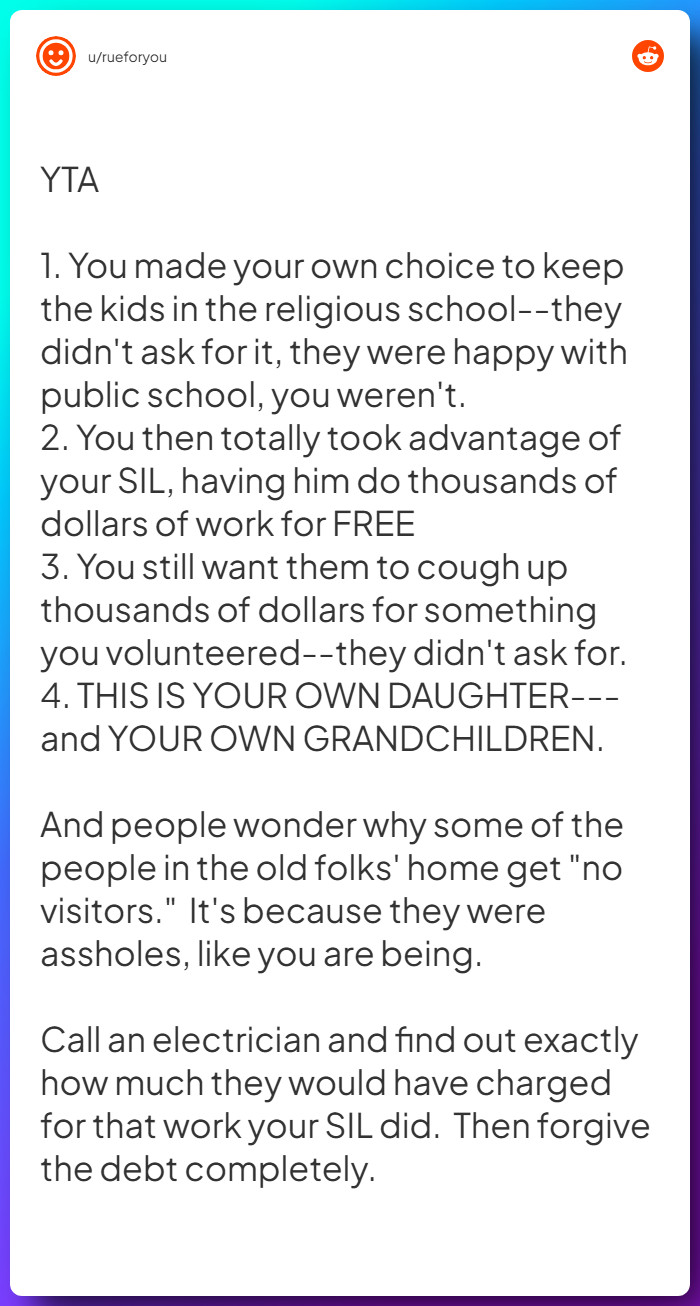 Comment from u/rueforyou