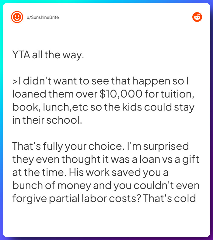 Comment from u/SunshineBrite