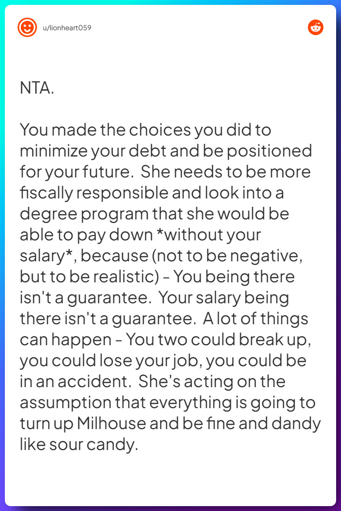 Comment from u/lionheart059