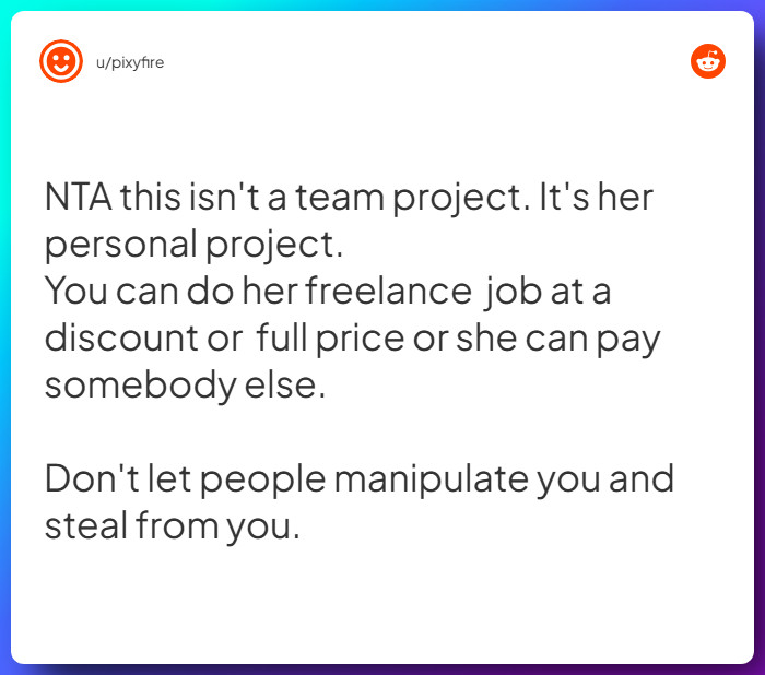 Comment from u/pixyfire