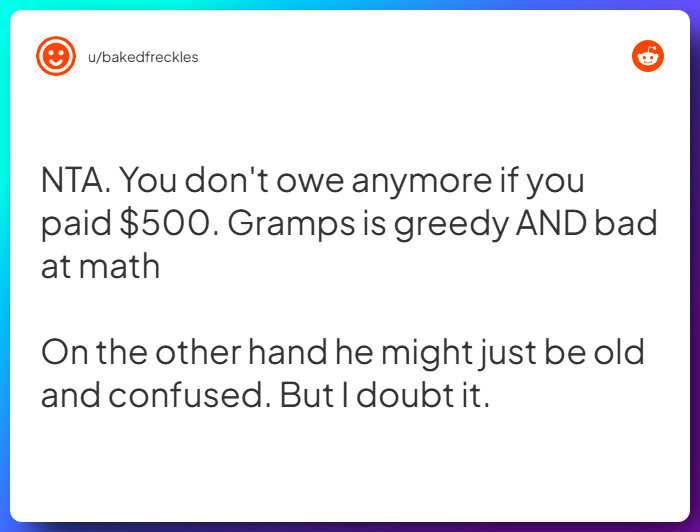 Comment from u/bakedfreckles