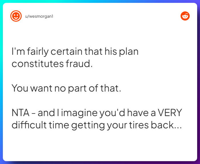 Comment from u/wesmorgan1