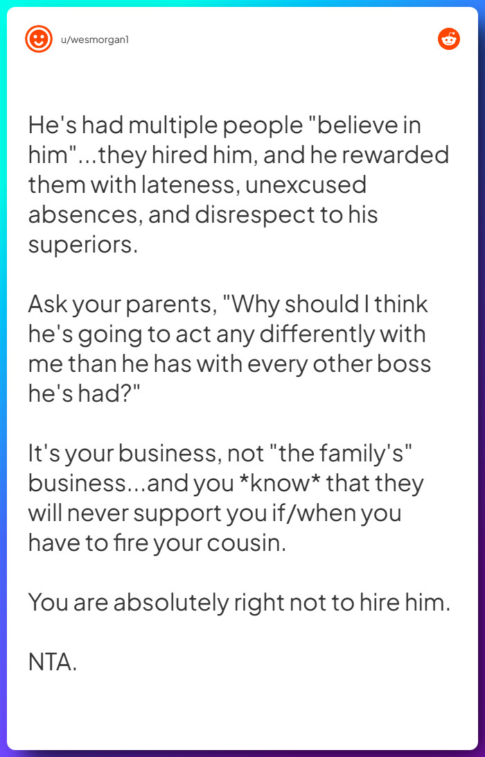 Comment from u/wesmorgan1