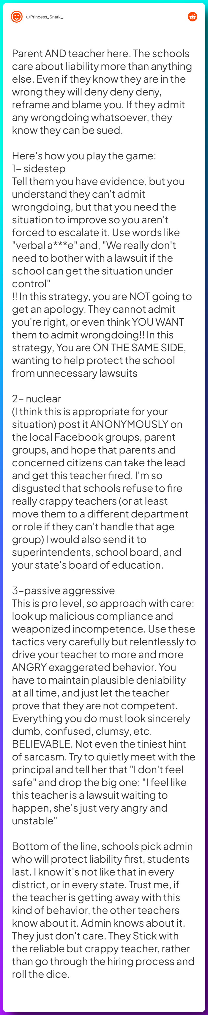 Comment from u/Princess_Snark_