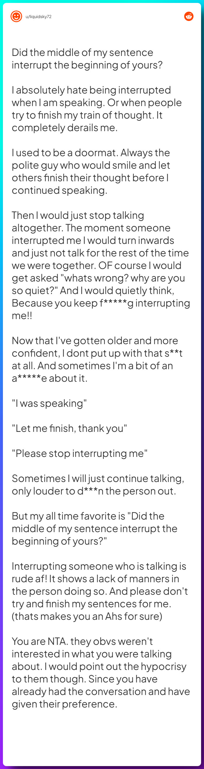 Comment from u/liquidsky72