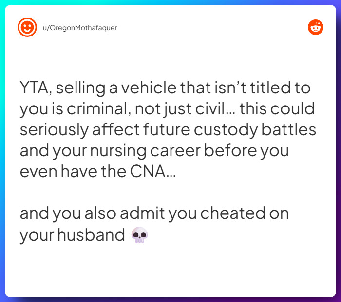 Comment from u/OregonMothafaquer