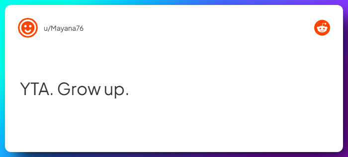 Comment from u/Mayana76