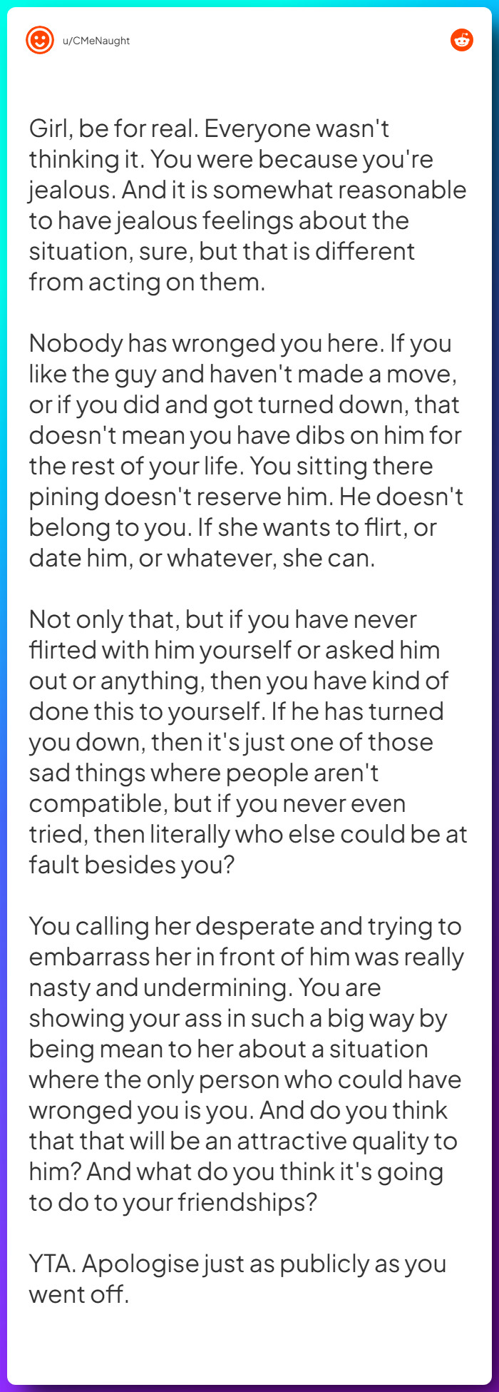 Comment from u/CMeNaught