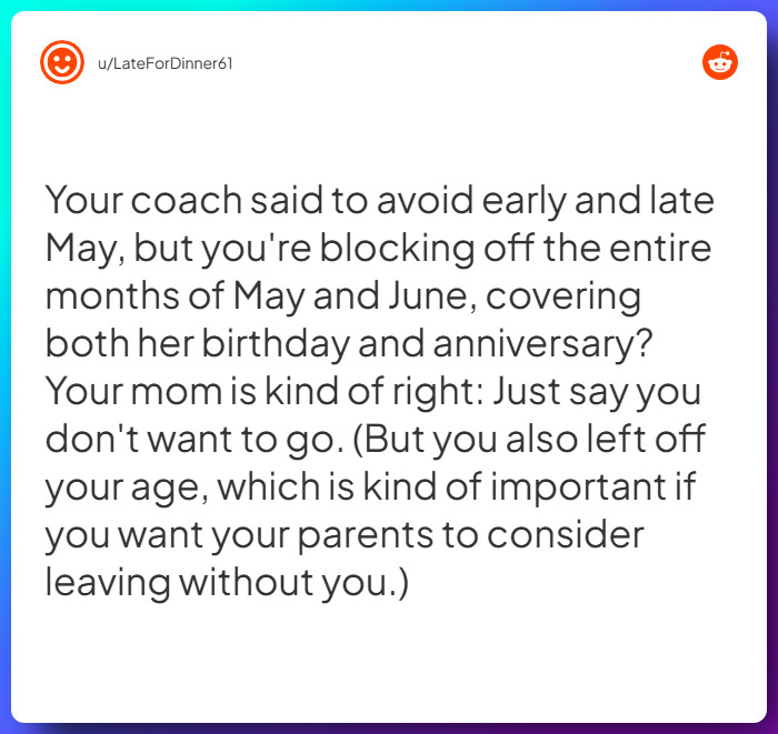 Comment from u/LateForDinner61