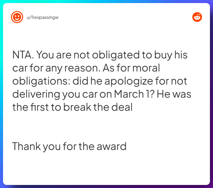 Comment from u/Trespassingw