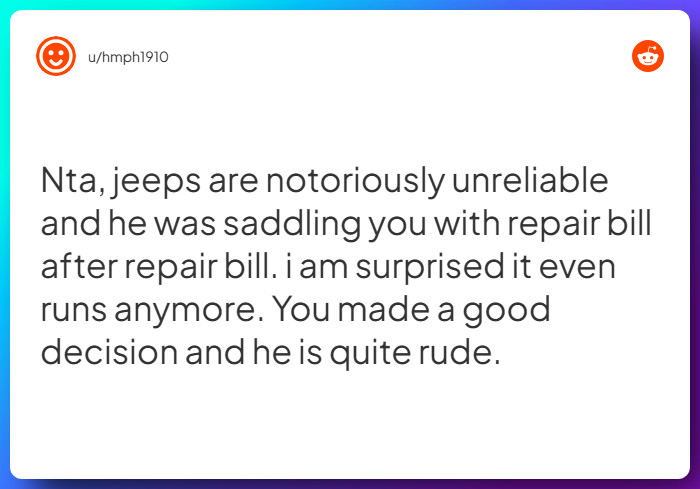 Comment from u/hmph1910