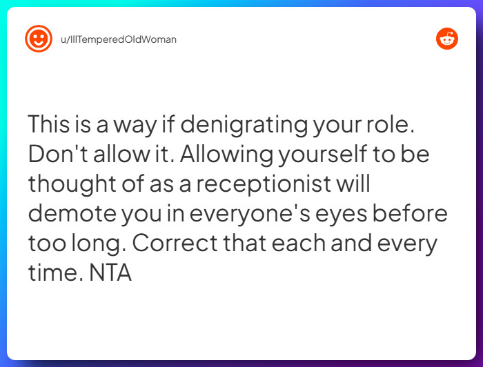 Comment from u/IllTemperedOldWoman