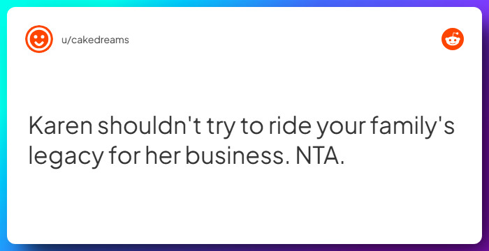 Comment from u/cakedreams