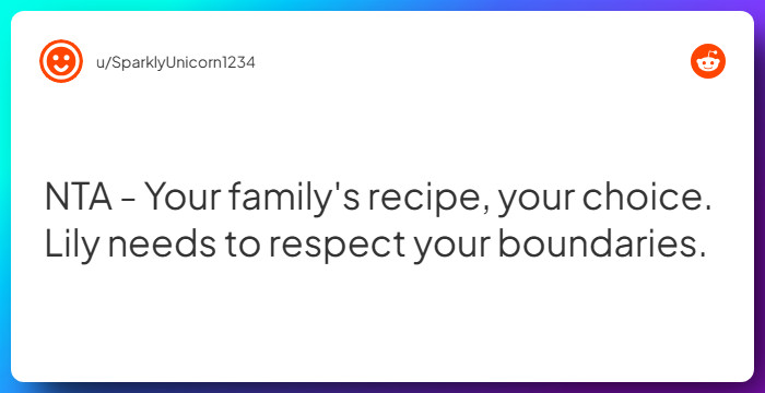 Comment from u/SparklyUnicorn1234