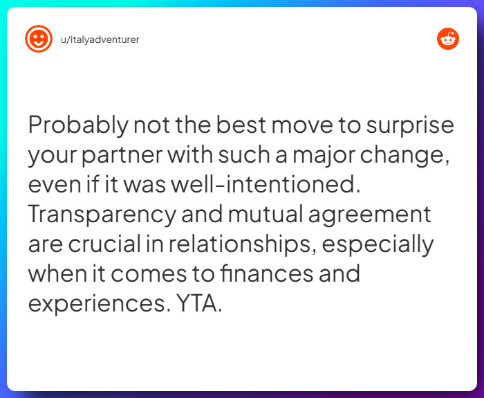 Comment from u/italyadventurer