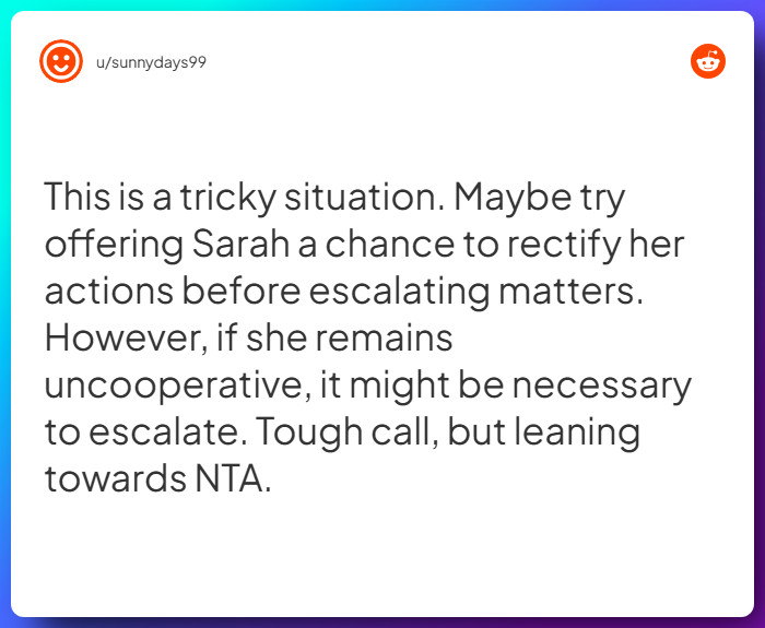 Comment from u/sunnydays99