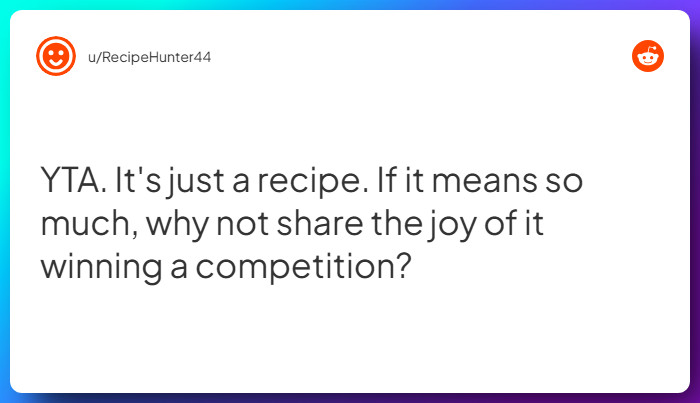 Comment from u/RecipeHunter44