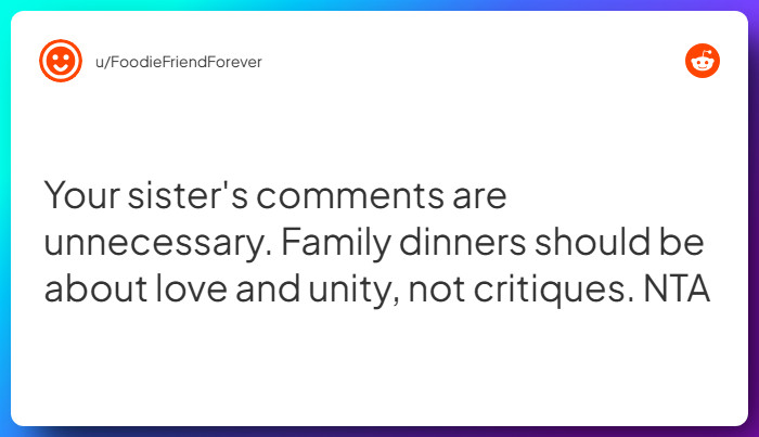 Comment from u/FoodieFriendForever