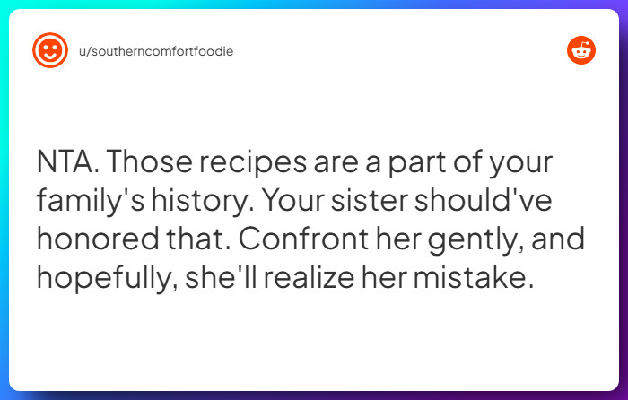 Comment from u/southerncomfortfoodie