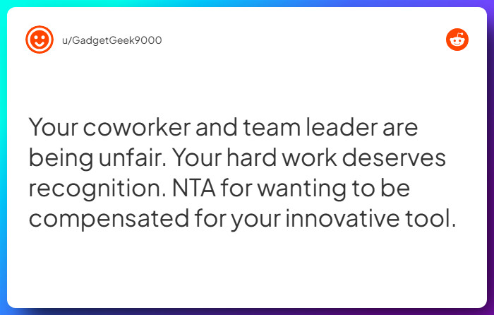 Comment from u/GadgetGeek9000