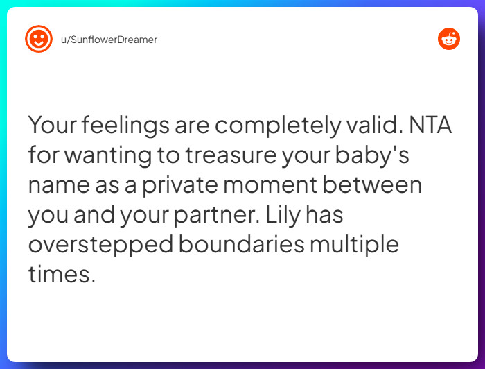 Comment from u/SunflowerDreamer